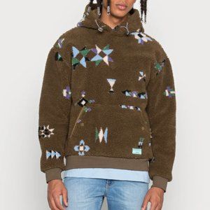 Scotch & Soda Jacquard Sherpa Hoodie, NWT, Small